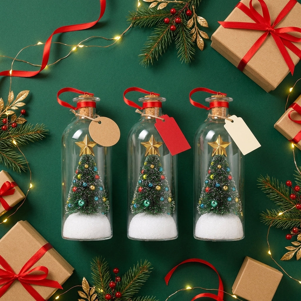Three message trees ready to gift