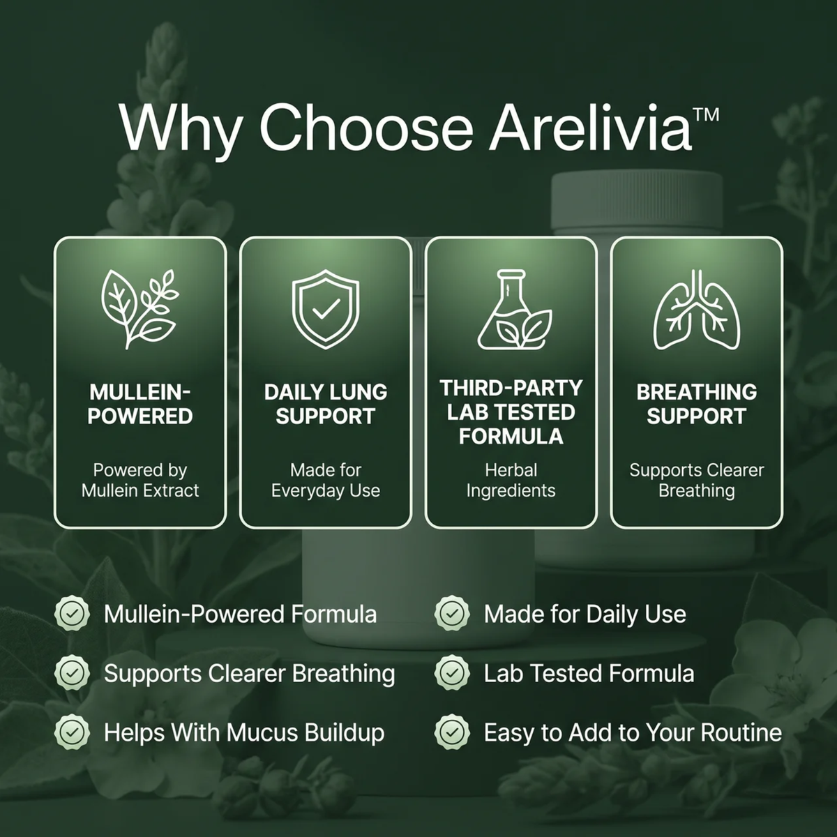 Lung Reversal System — Mullein Herbal Lung Support