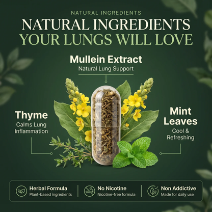 Lung Reversal System — Mullein Herbal Lung Support